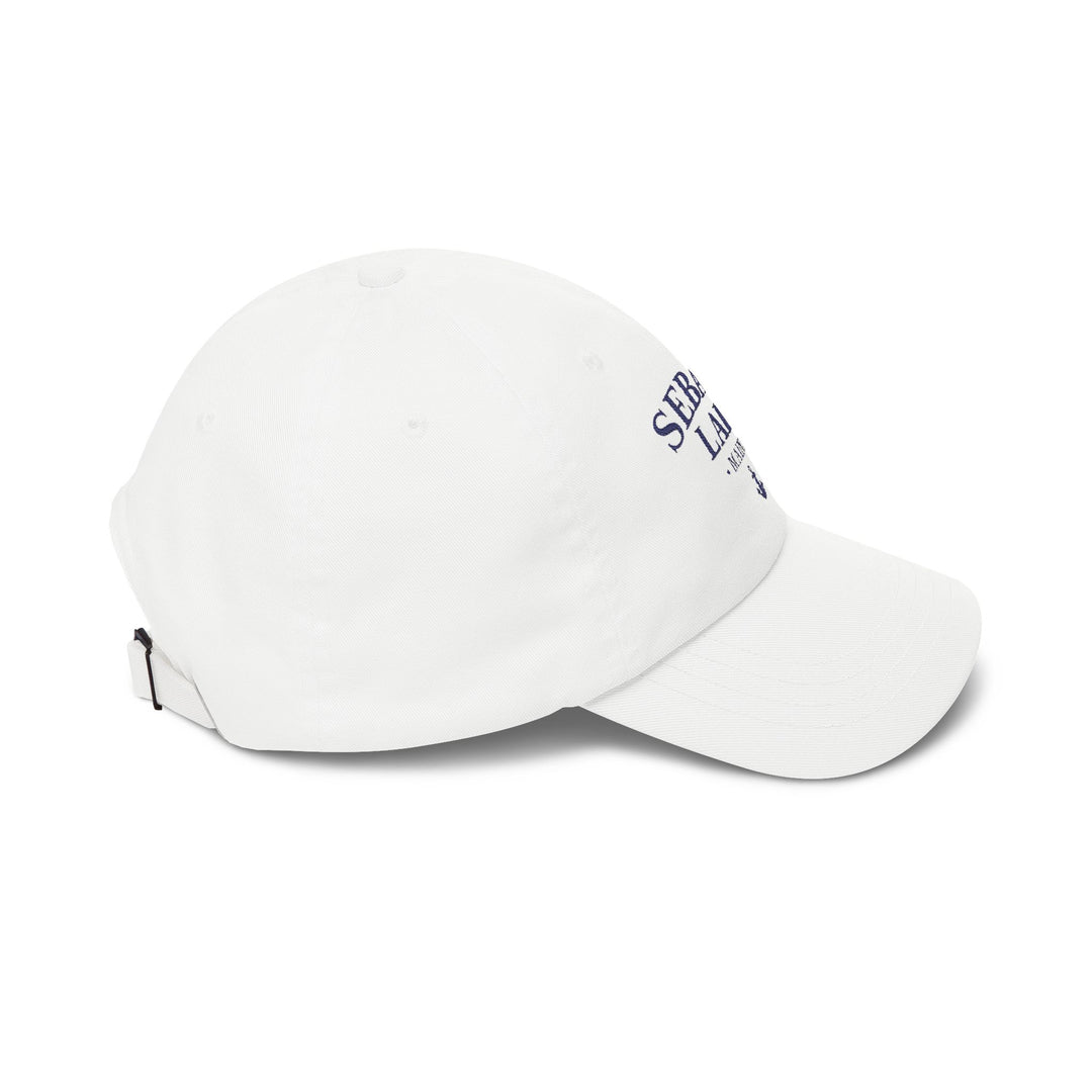 Sebago Lake Maine Hat - Light Embroidered Anchor Hat