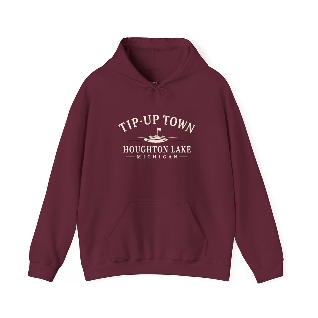 Tip-Up Town Houghton Lake Hoodie – Ice Fishing Sweatshirt
