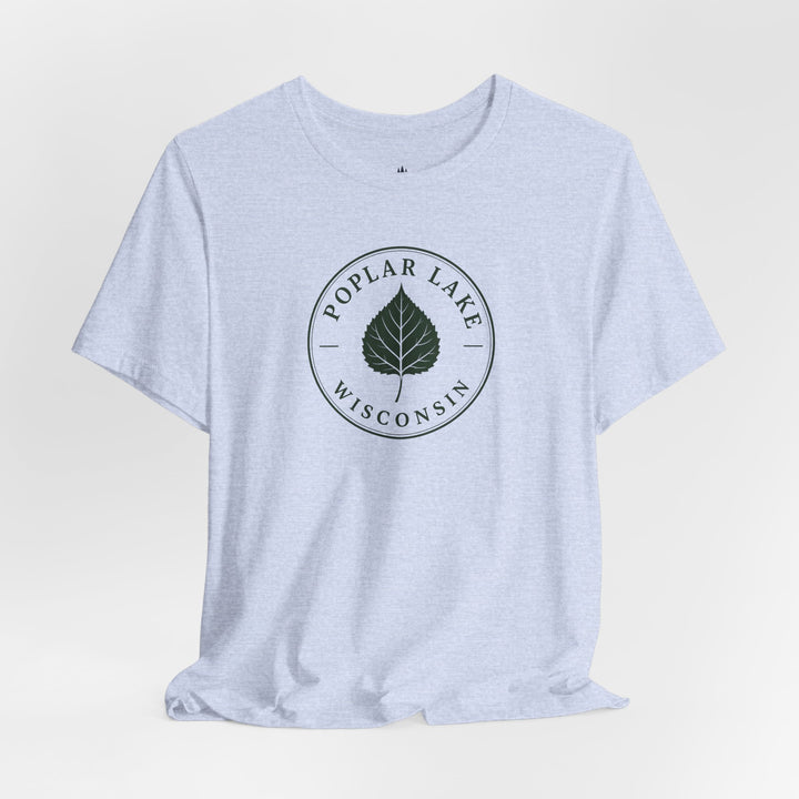 Poplar Lake Wisconsin Tee — Poplar Lake Leaf T-Shirt