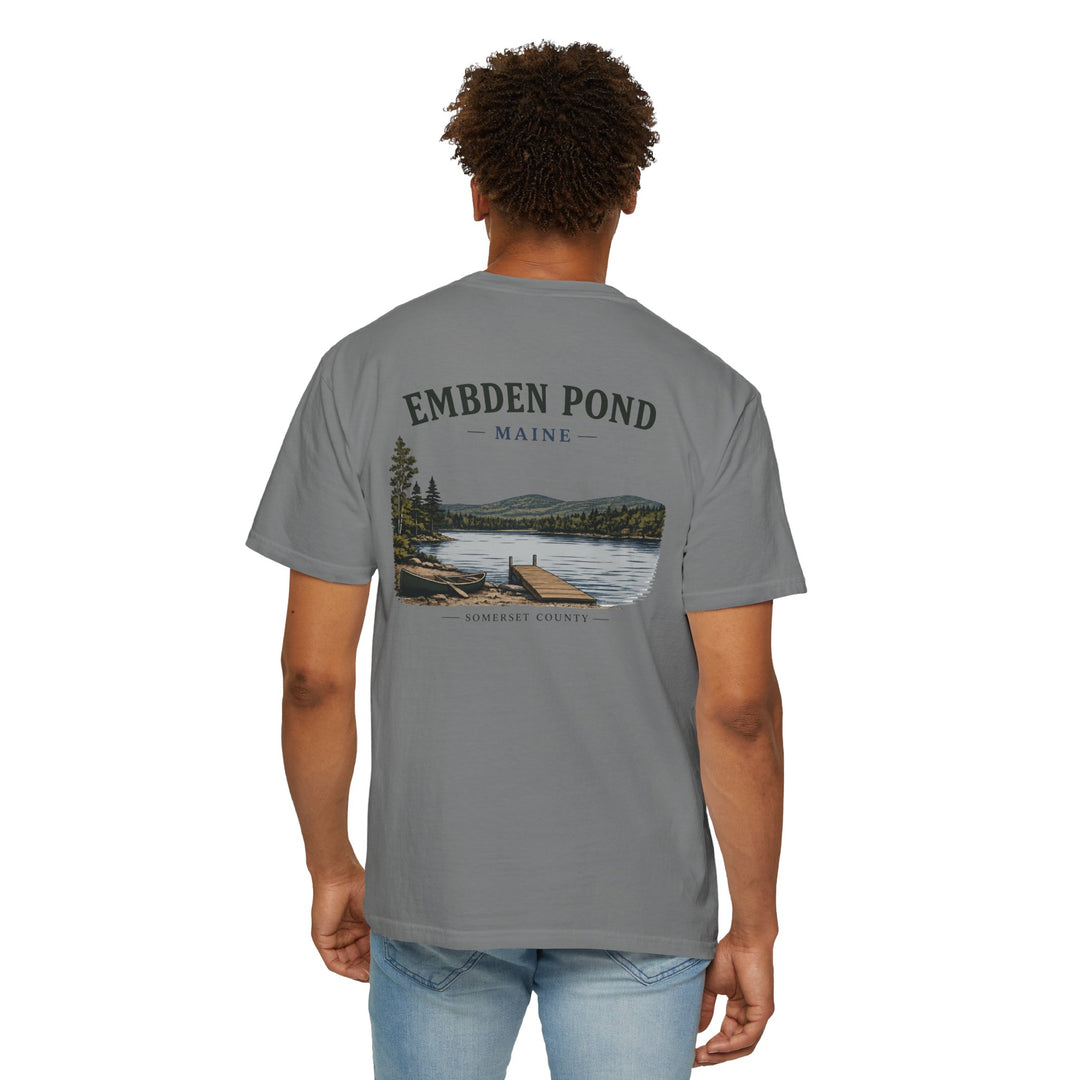 Embden Pond Maine T-Shirt — Scenic Lake Graphic Tee