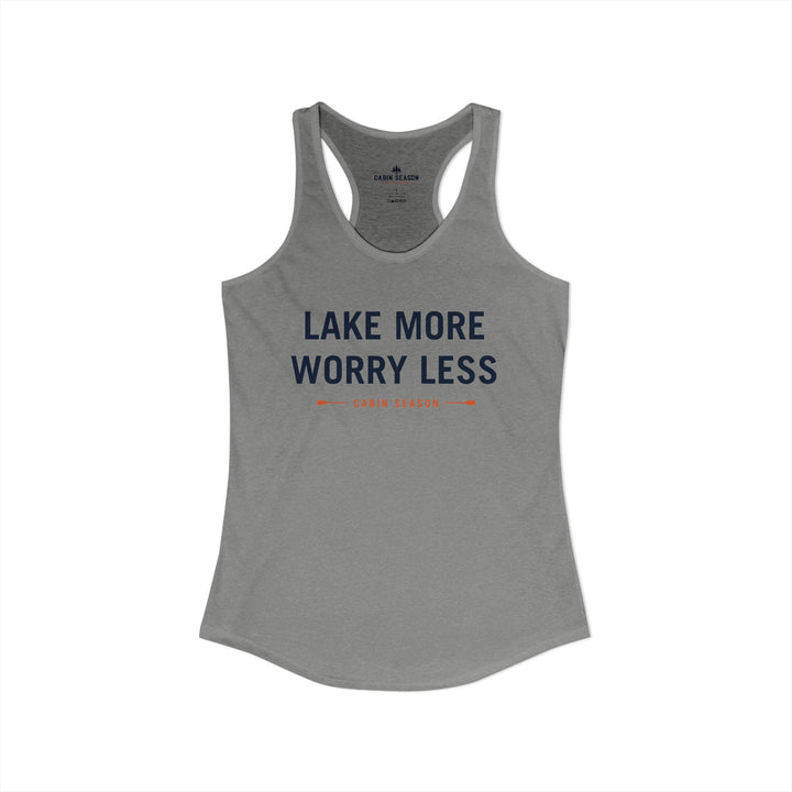 Lake More Worry Less Women&