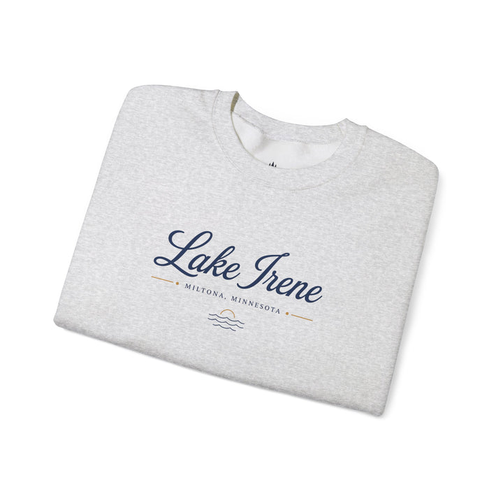 Lake Irene Miltona, Minnesota Crewneck Sweatshirt