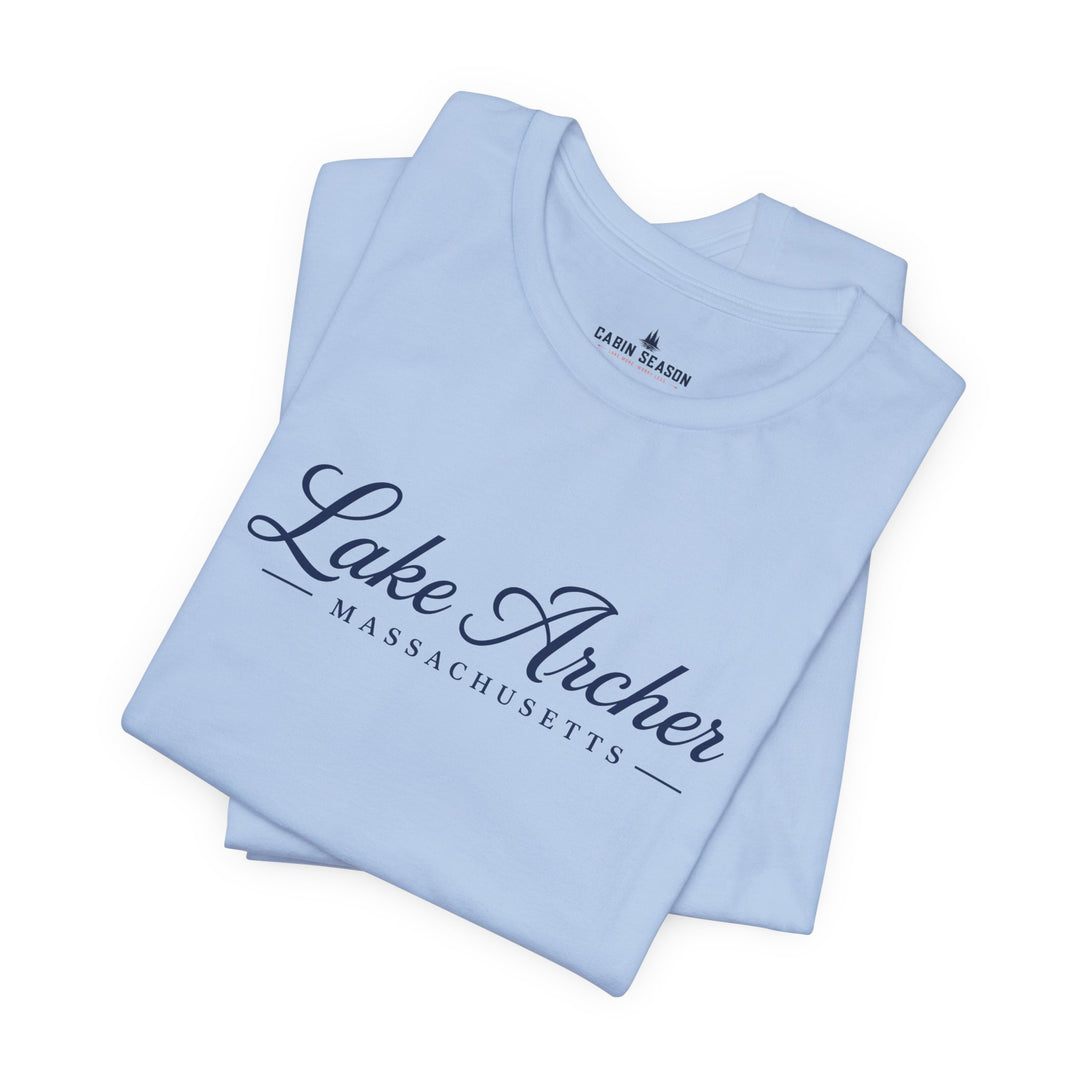 Lake Archer Massachusetts Script T-Shirt