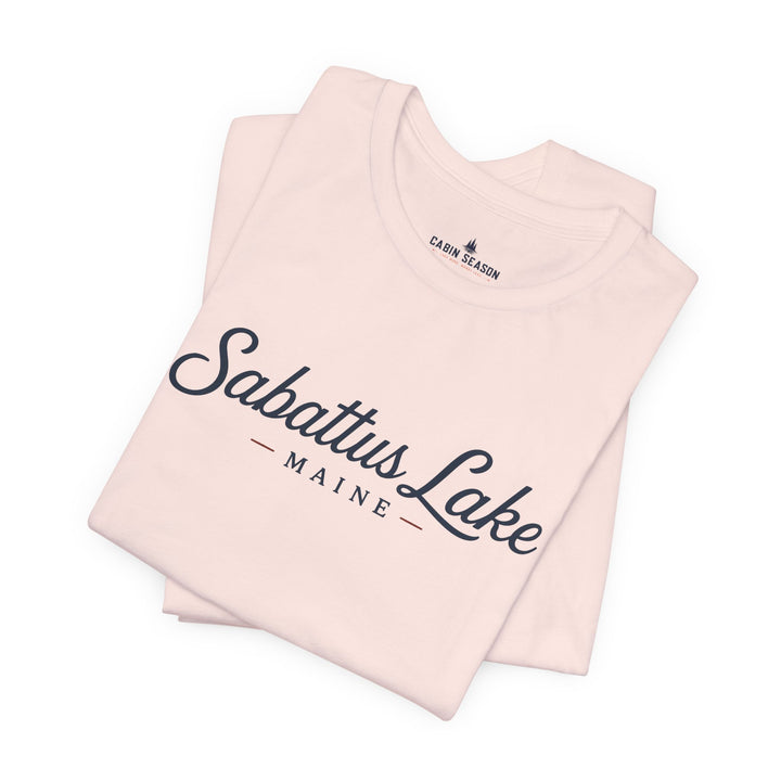 Sabattus Lake Maine Tee — Classic Maine Lake T‑Shirt