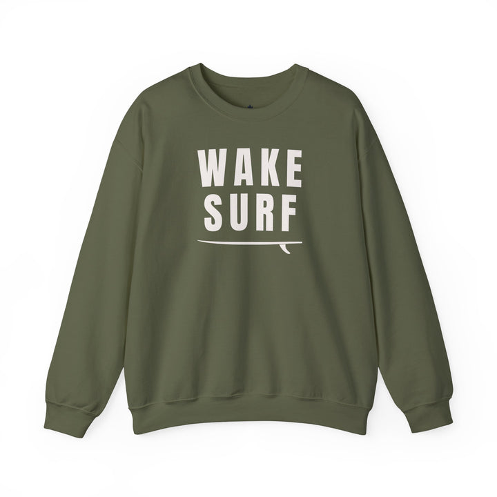 Wake Surf Sweatshirt | Wake Surfing Crewneck Sweatshirt