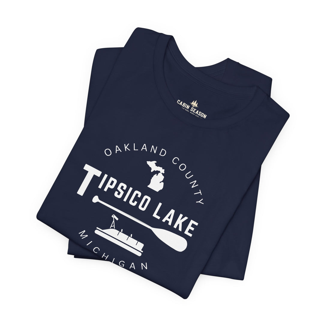 Tipsico Lake Tee — Oakland County Michigan Lake Shirt