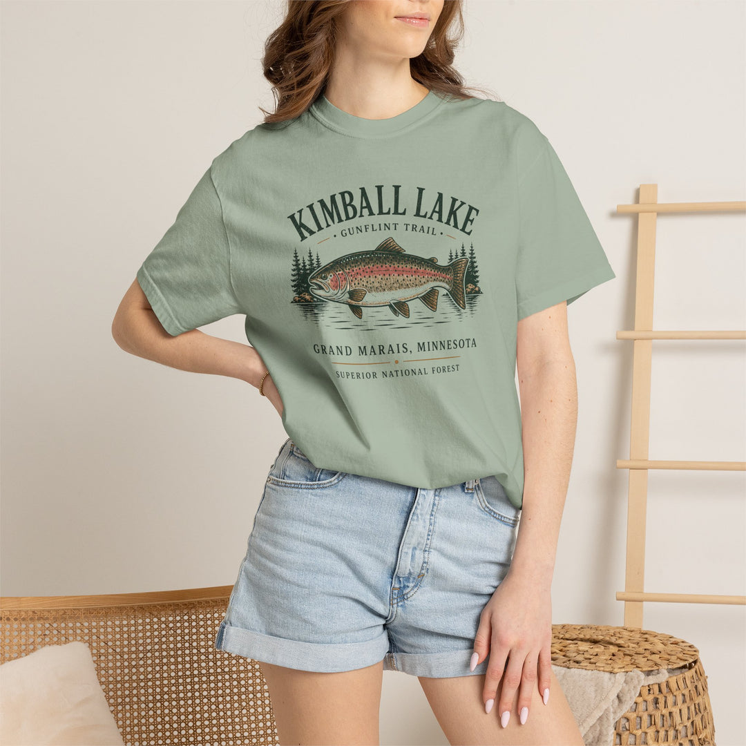 Kimball Lake T‑Shirt — Trout Fishing Minnesota Lake Tee