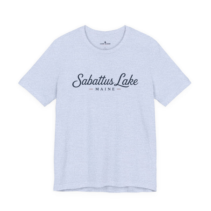 Sabattus Lake Maine Tee — Classic Maine Lake T‑Shirt