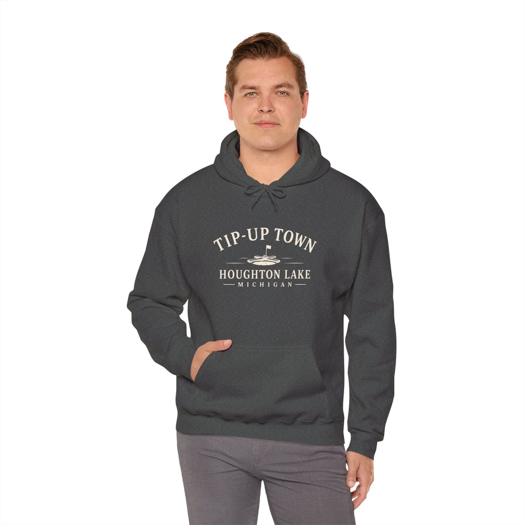Tip-Up Town Houghton Lake Hoodie – Ice Fishing Sweatshirt