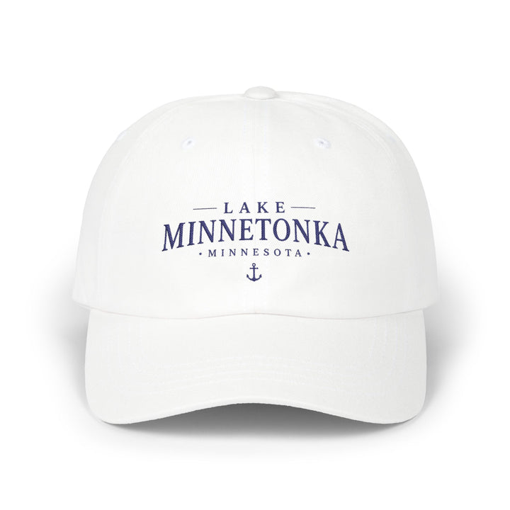 Lake Minnetonka Hat - Light Embroidered Anchor Hat