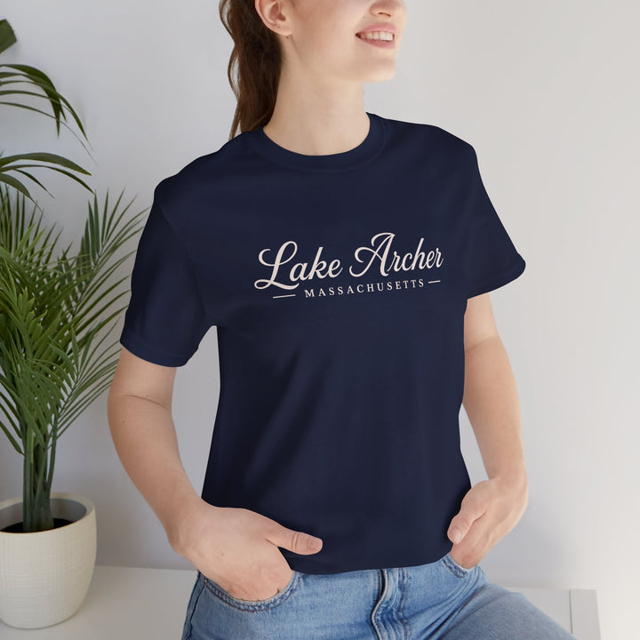 Lake Archer Massachusetts Script T-Shirt