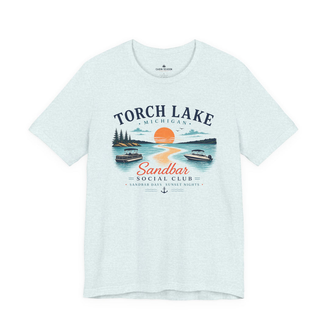 Torch Lake Sandbar Social Club T-Shirt