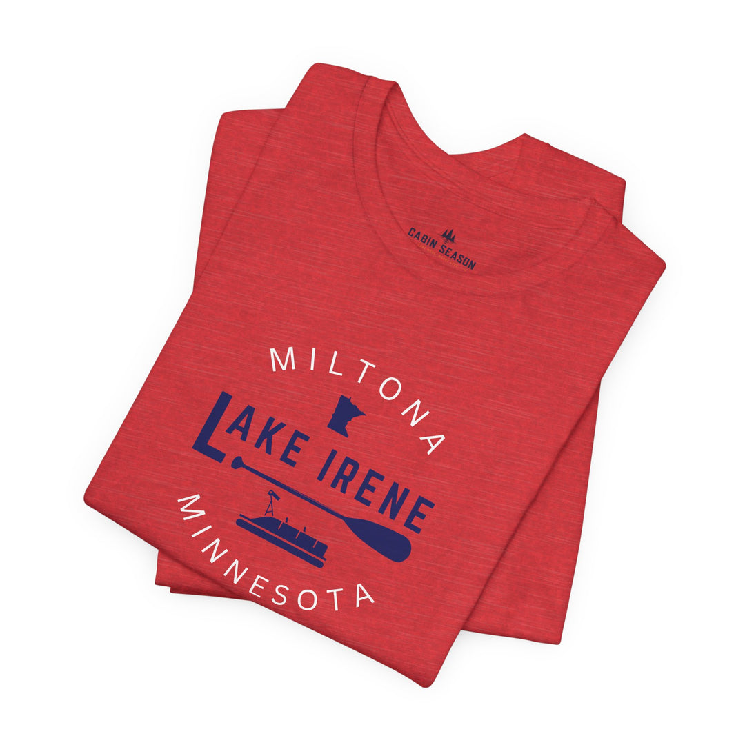 Lake Irene Minnesota - Pontoon Tee