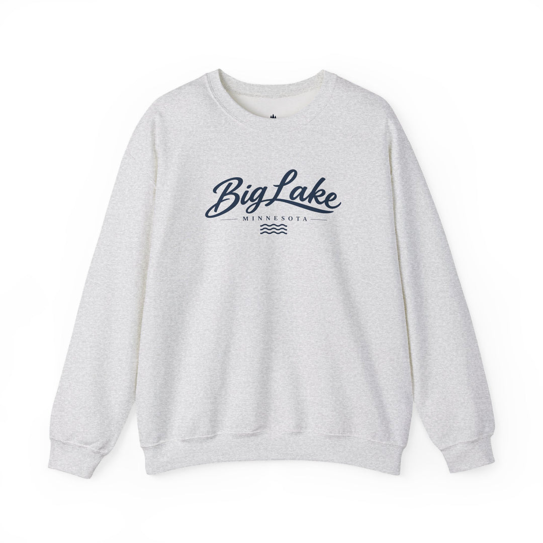 Big Lake Minnesota Crewneck Sweatshirt - Vintage Lake Script Shirt