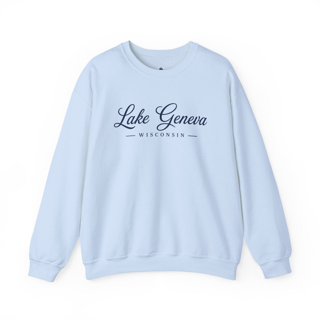 Lake Geneva Wisconsin Sweatshirt | Wisconsin Lake Script Shirt