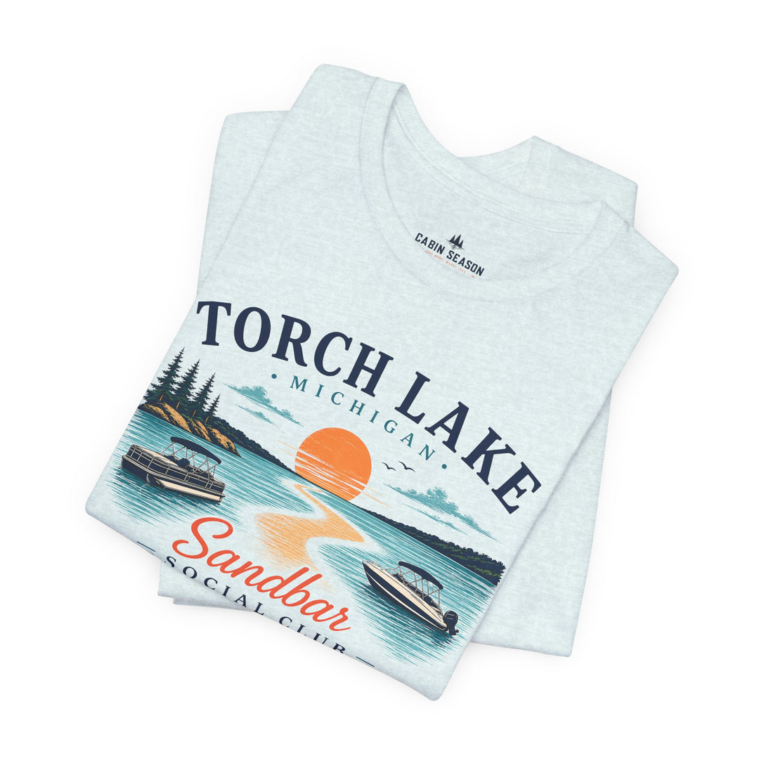 Torch Lake Sandbar Social Club T-Shirt