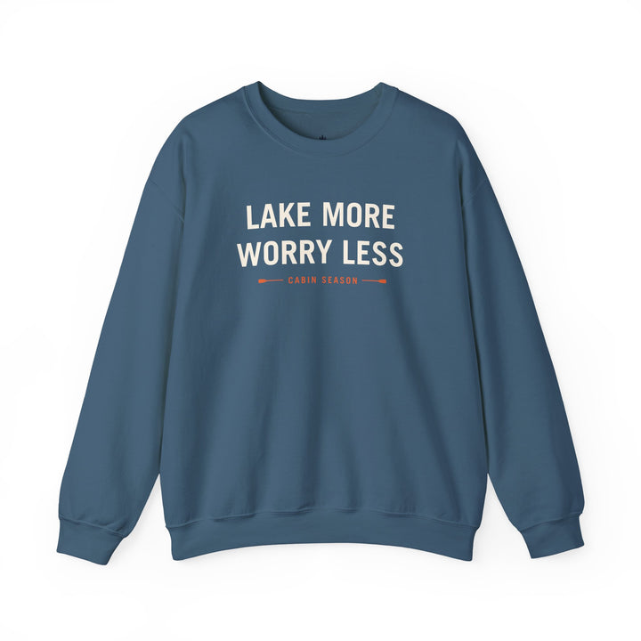 Cabin Season “Lake More, Worry Less” Crewneck Sweatshirt