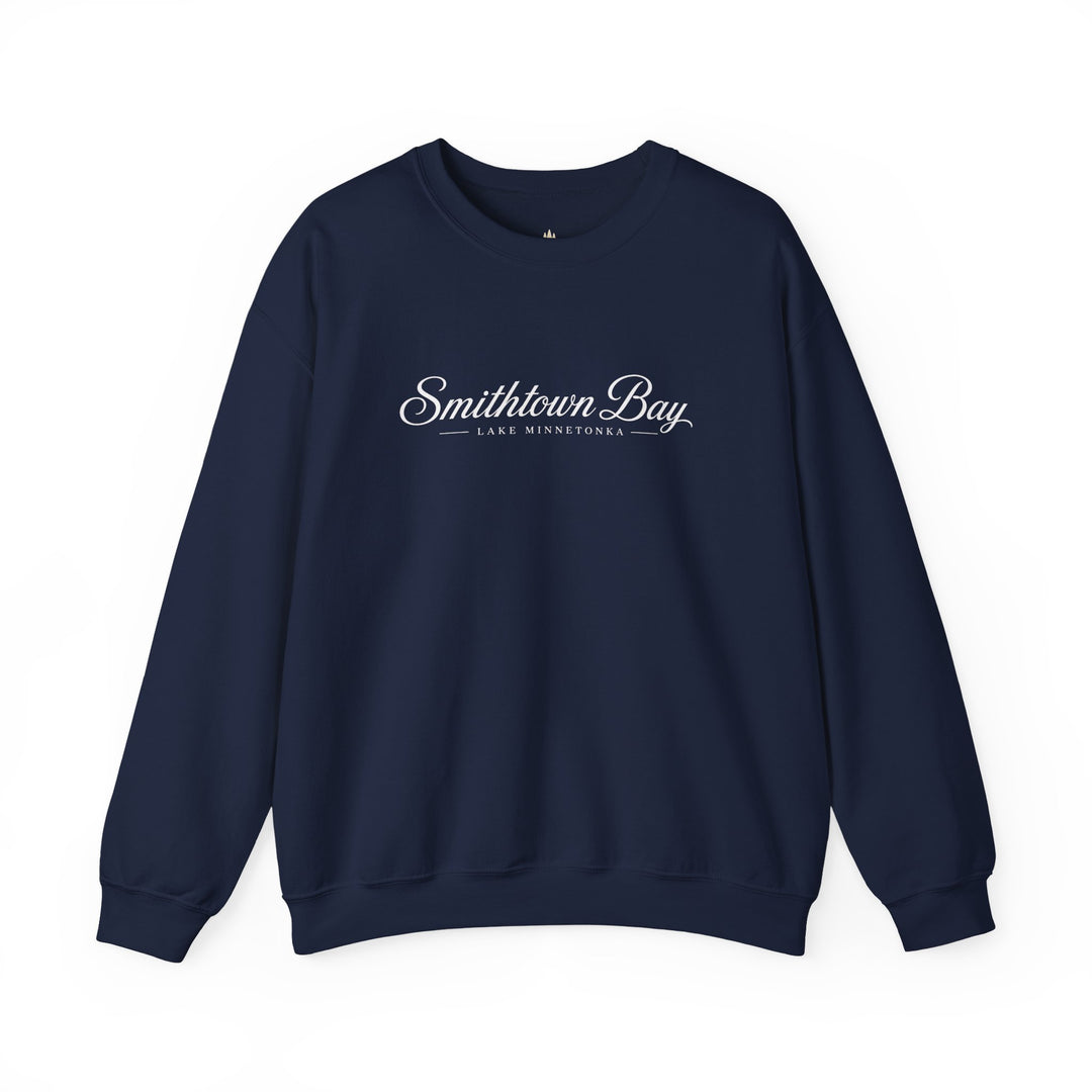 Smithtown Bay Script Crewneck Sweatshirt - Lake Minnetonka Pullover
