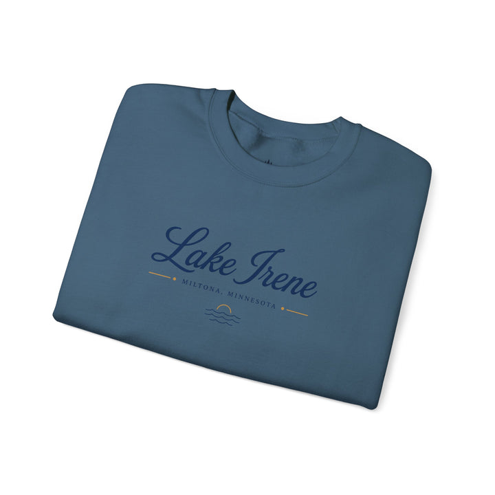Lake Irene Miltona, Minnesota Crewneck Sweatshirt