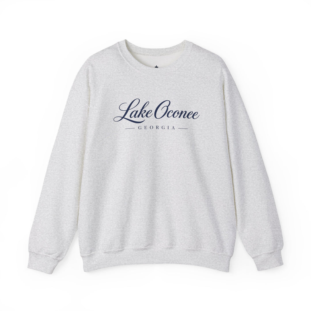 Lake Oconee Georgia Crewneck Sweatshirt | Georgia Lake Script Logo