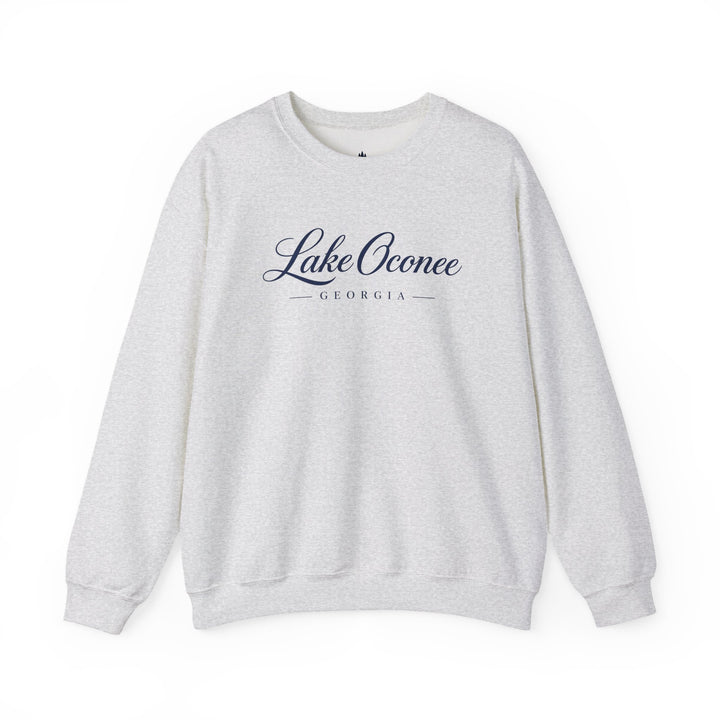 Lake Oconee Georgia Crewneck Sweatshirt | Georgia Lake Script Logo