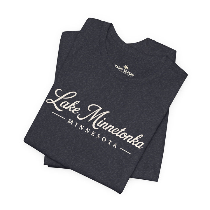 Lake Minnetonka Tee - Minnesota Lake Script Shirt