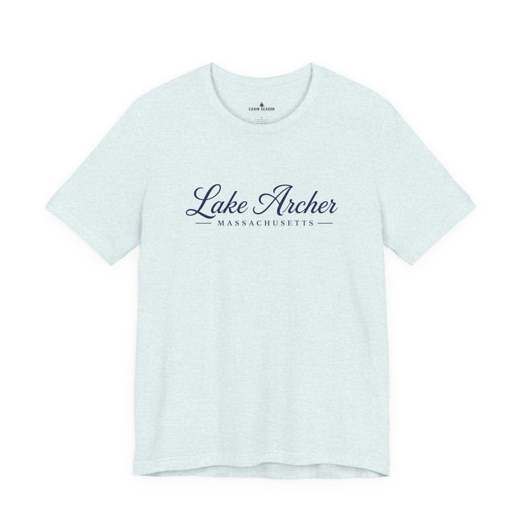 Lake Archer Massachusetts Script T-Shirt