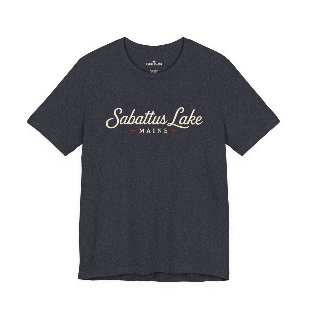 Sabattus Lake Maine Tee — Classic Maine Lake T‑Shirt