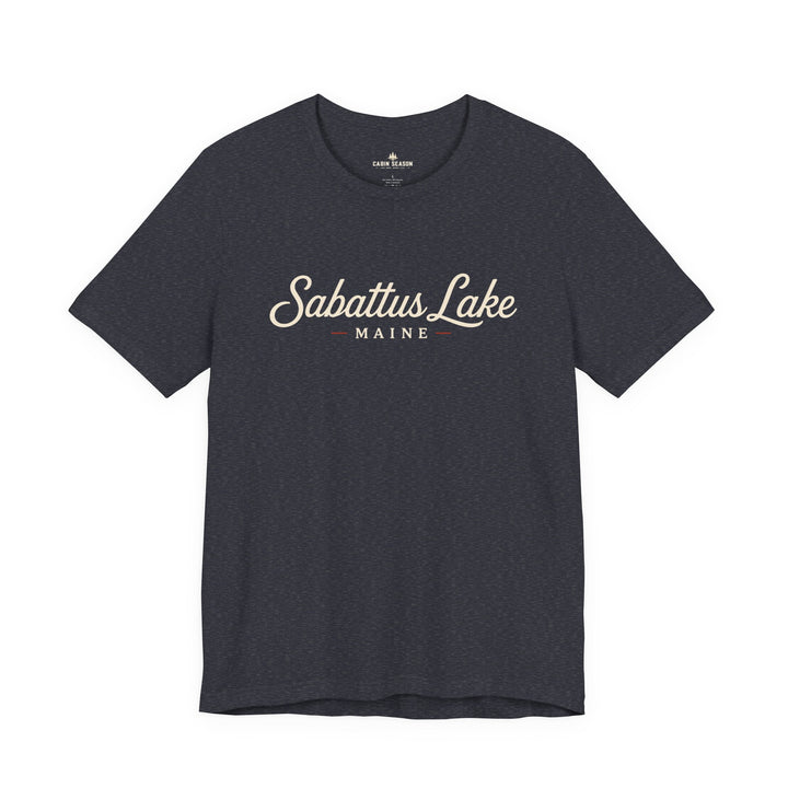 Sabattus Lake Maine Tee — Classic Maine Lake T‑Shirt