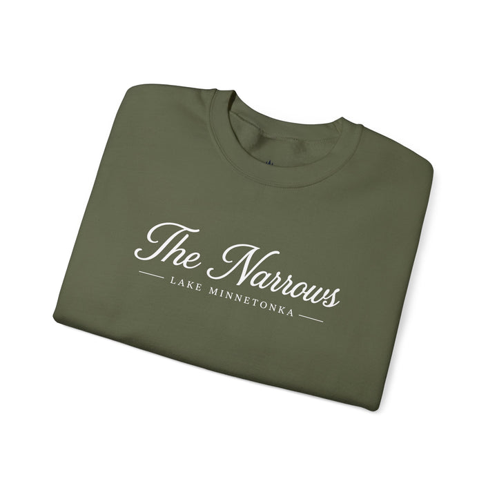 The Narrows Crewneck Sweatshirt - Lake Minnetonka Script Pullover