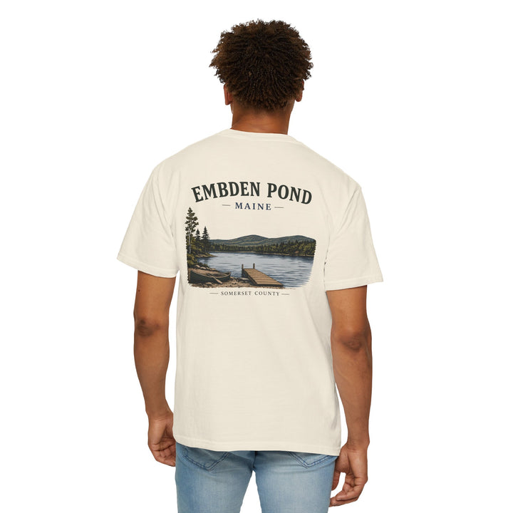 Embden Pond Maine T-Shirt — Scenic Lake Graphic Tee