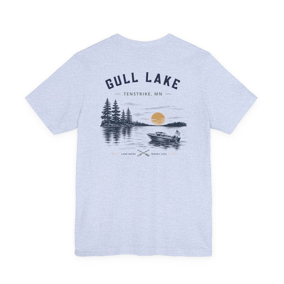 Gull Lake Tenstrike, MN Shirt -  Lake More Worry Less Tee