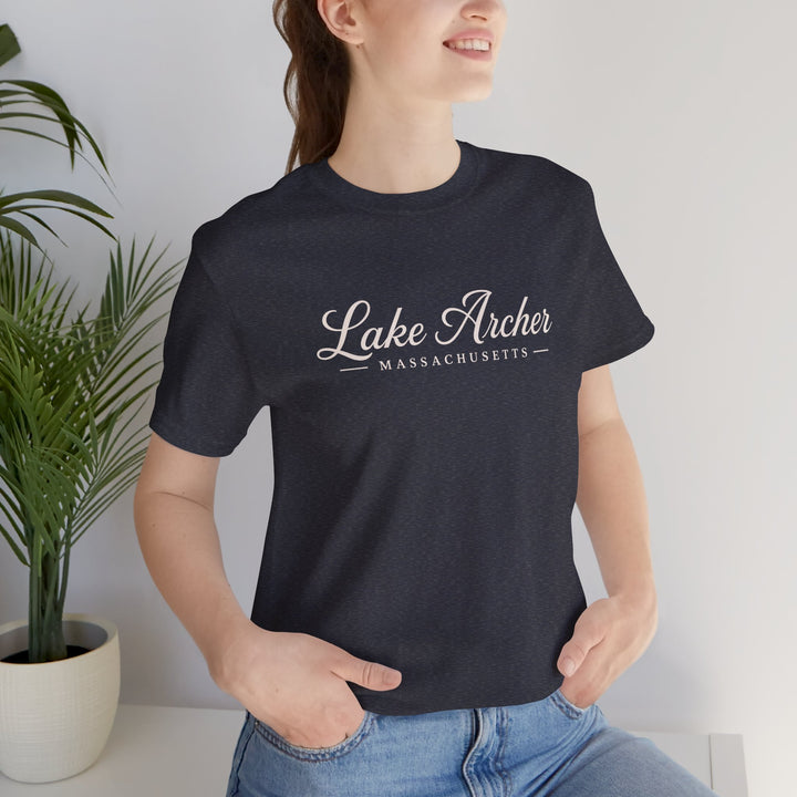 Lake Archer Massachusetts Script T-Shirt