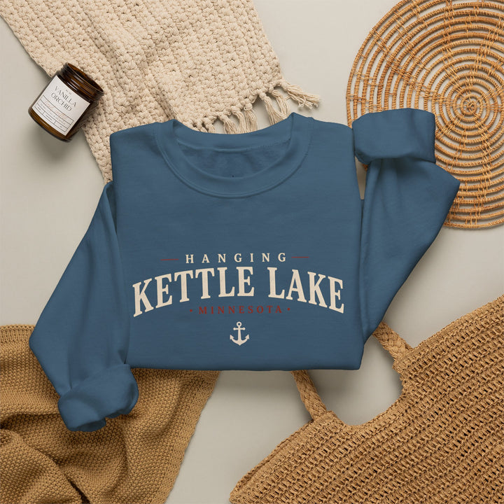 Hanging Kettle Lake Minnesota Crewneck Sweatshirt