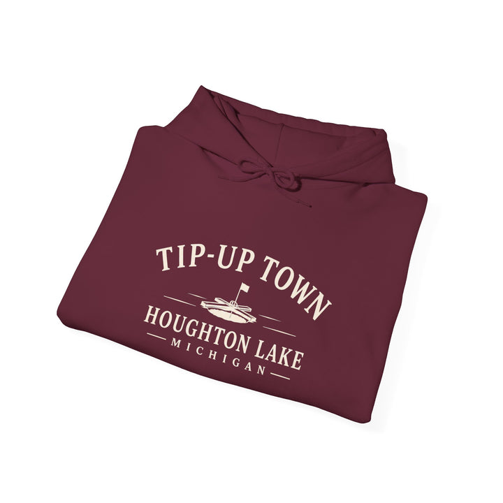 Tip-Up Town Houghton Lake Hoodie – Ice Fishing Sweatshirt