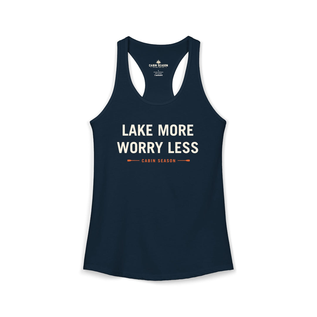 Lake More Worry Less Women&