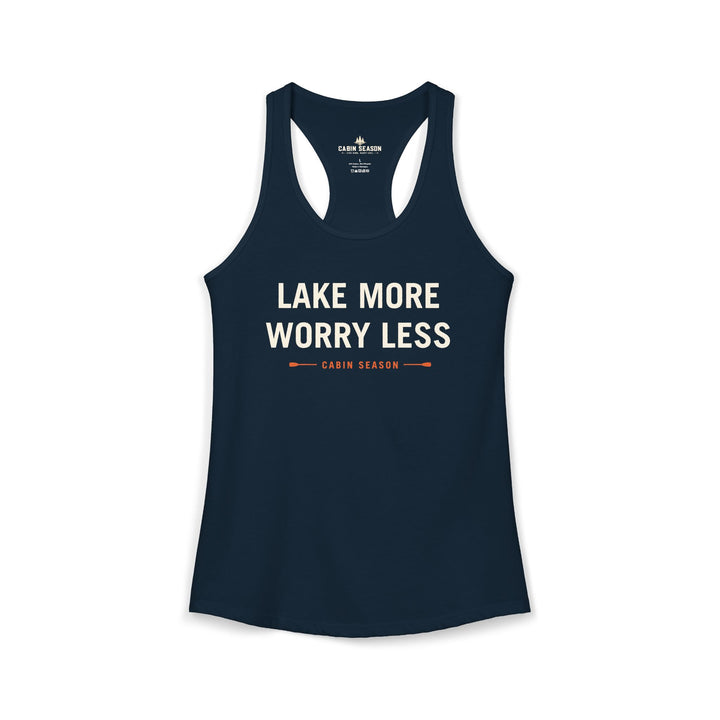 Lake More Worry Less Women&