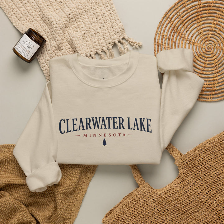 Clearwater Lake Minnesota Crewneck Sweatshirt