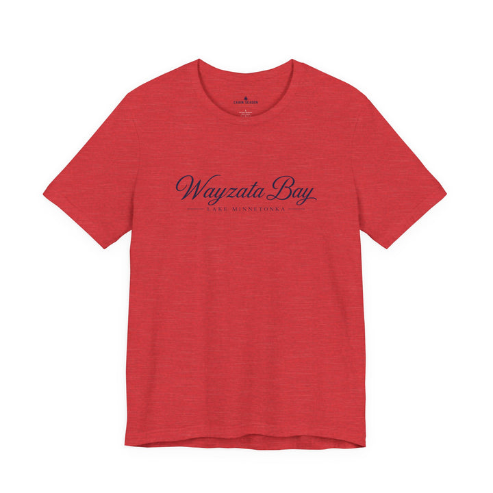 Wayzata Bay Script Tee - Minnesota Lake Script T-Shirt