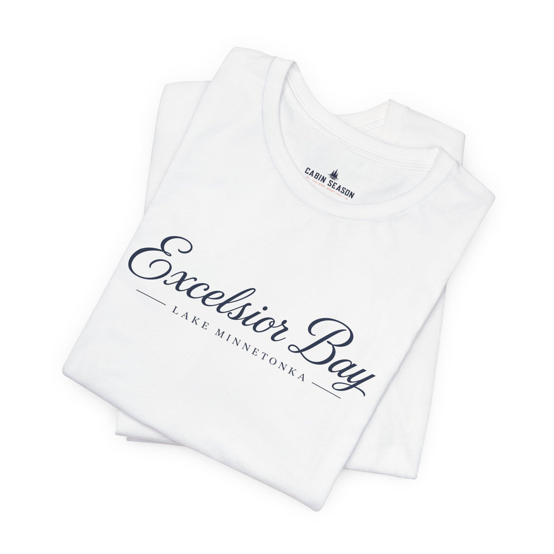 Excelsior Bay Lake Minnesota Script Tee