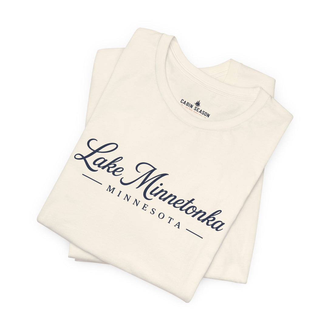 Lake Minnetonka Tee - Minnesota Lake Script Shirt
