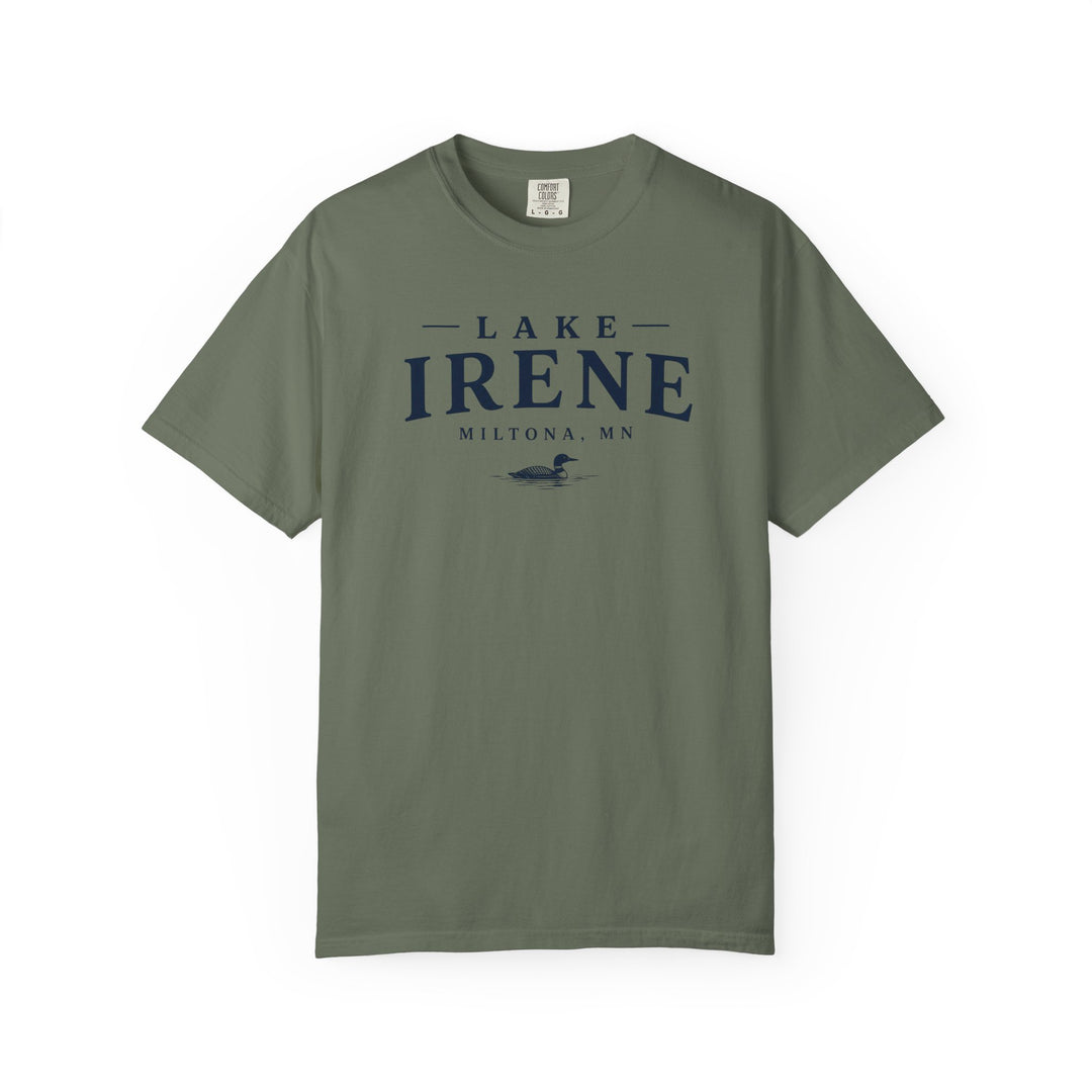 Lake Irene T-Shirt — Miltona MN Lake Tee with Loon Graphic