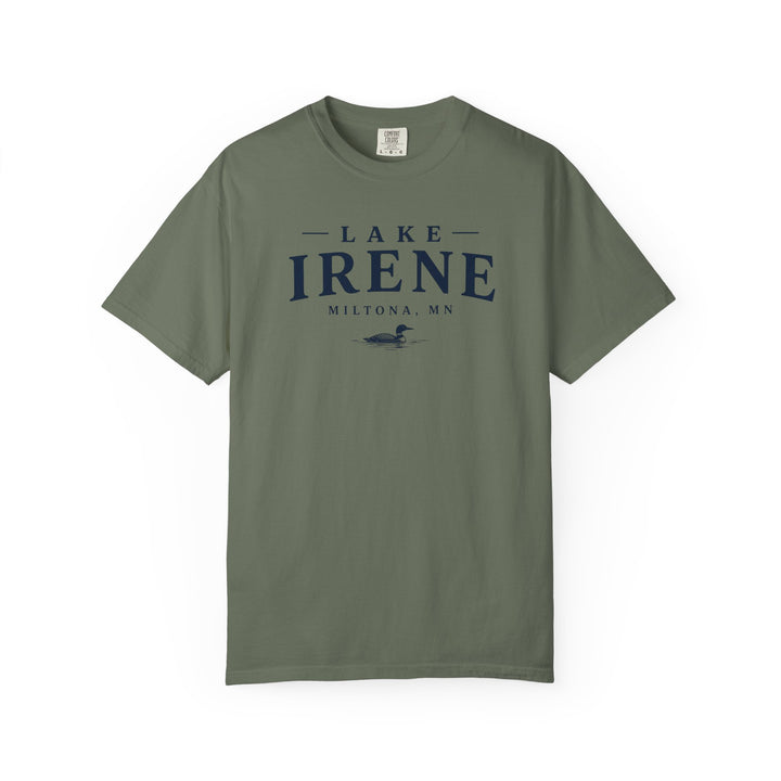 Lake Irene T-Shirt — Miltona MN Lake Tee with Loon Graphic