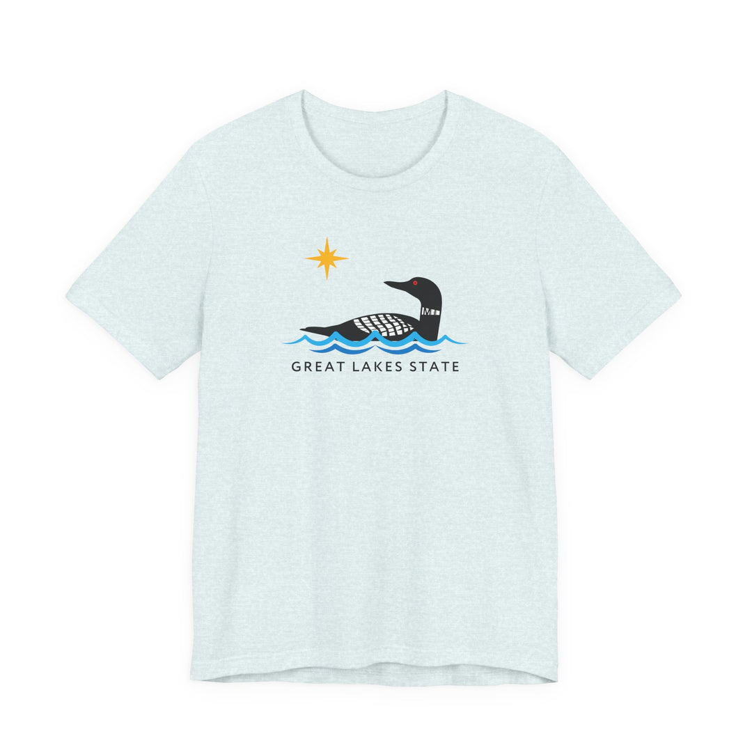 Michigan Great Lakes State Loon Tee