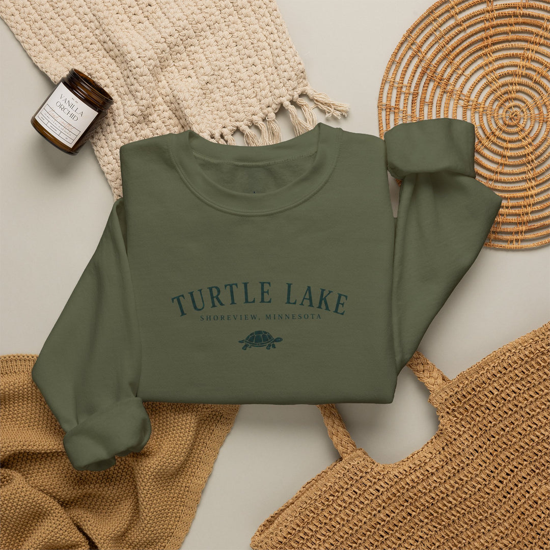 Turtle Lake Shoreview, Minnesota Crewneck Sweatshirt