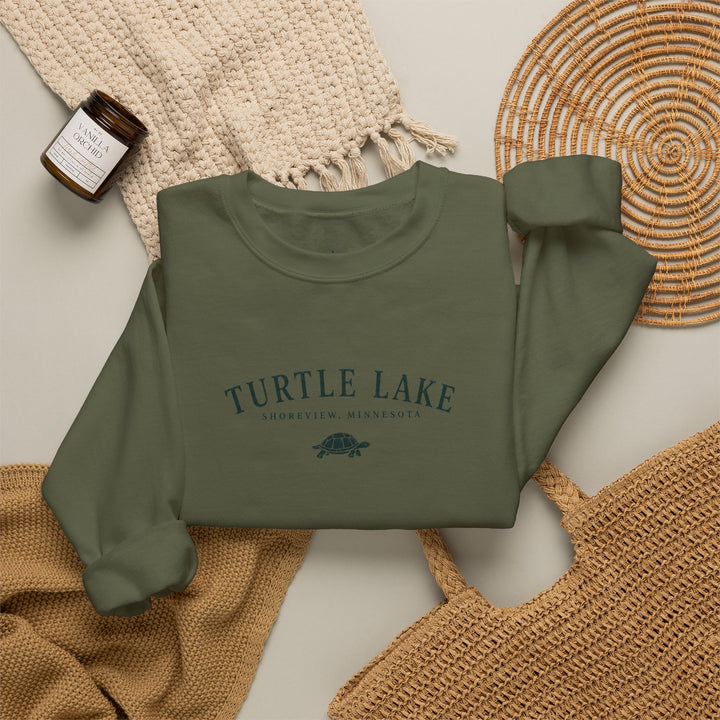 Turtle Lake Shoreview, Minnesota Crewneck Sweatshirt