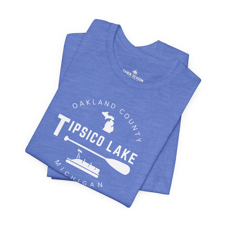 Tipsico Lake Tee — Oakland County Michigan Lake Shirt