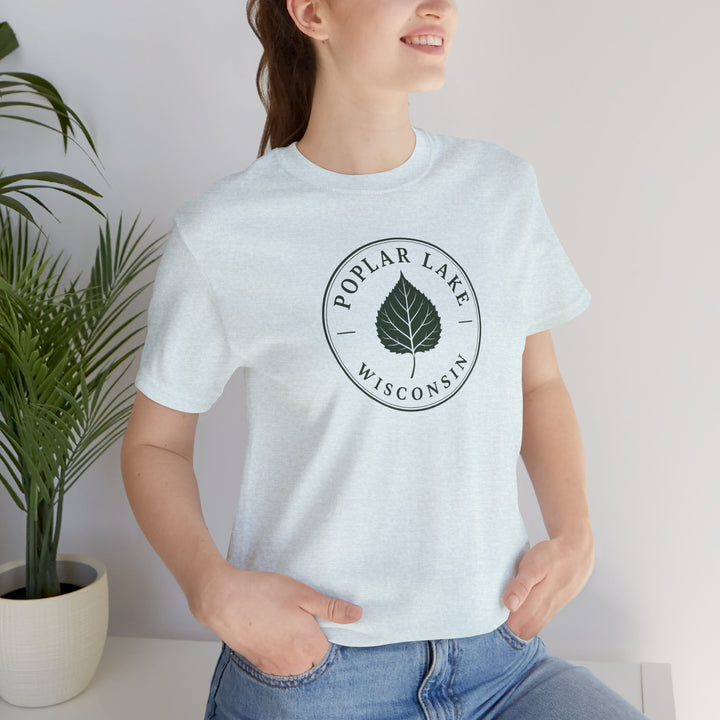 Poplar Lake Wisconsin Tee — Poplar Lake Leaf T-Shirt
