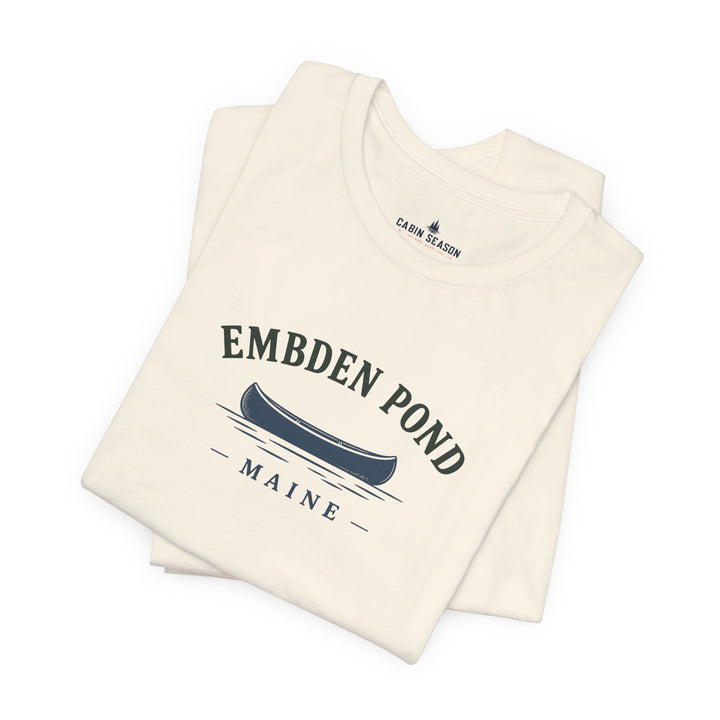 Embden Pond Maine Canoe Tee