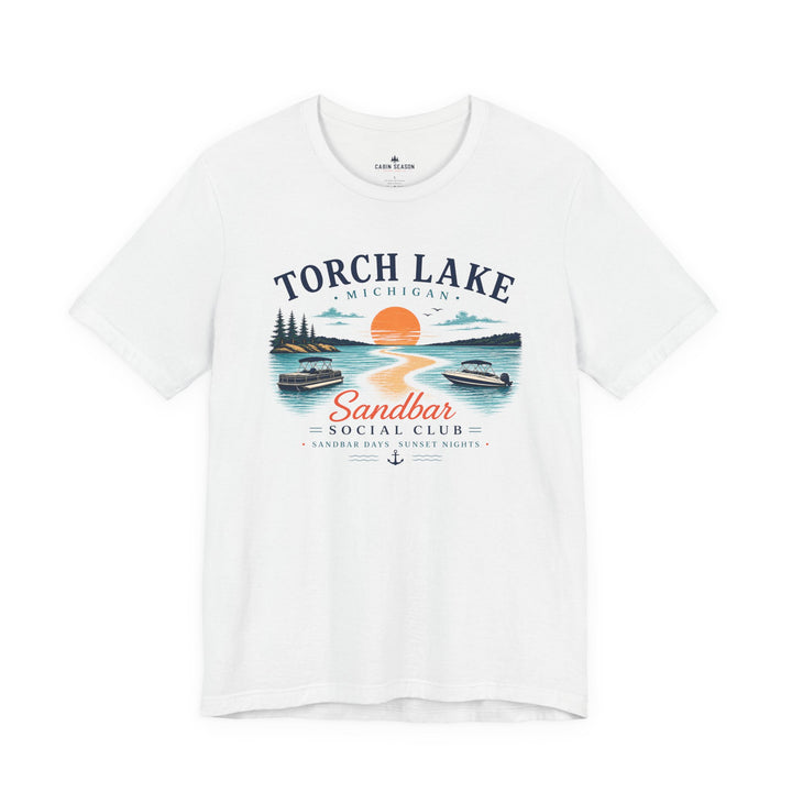 Torch Lake Sandbar Social Club T-Shirt